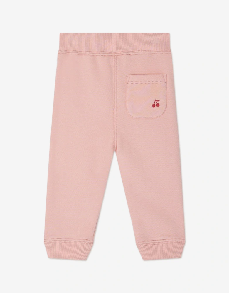 Baby Girls Bambo Joggers in Pink