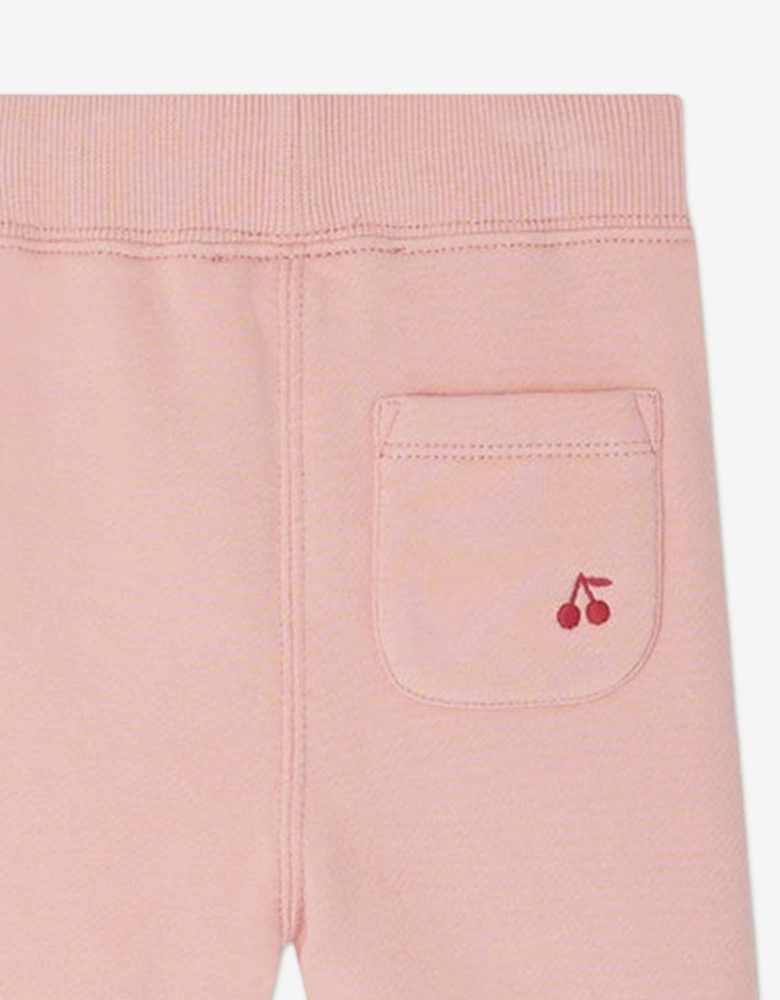 Baby Girls Bambo Joggers in Pink