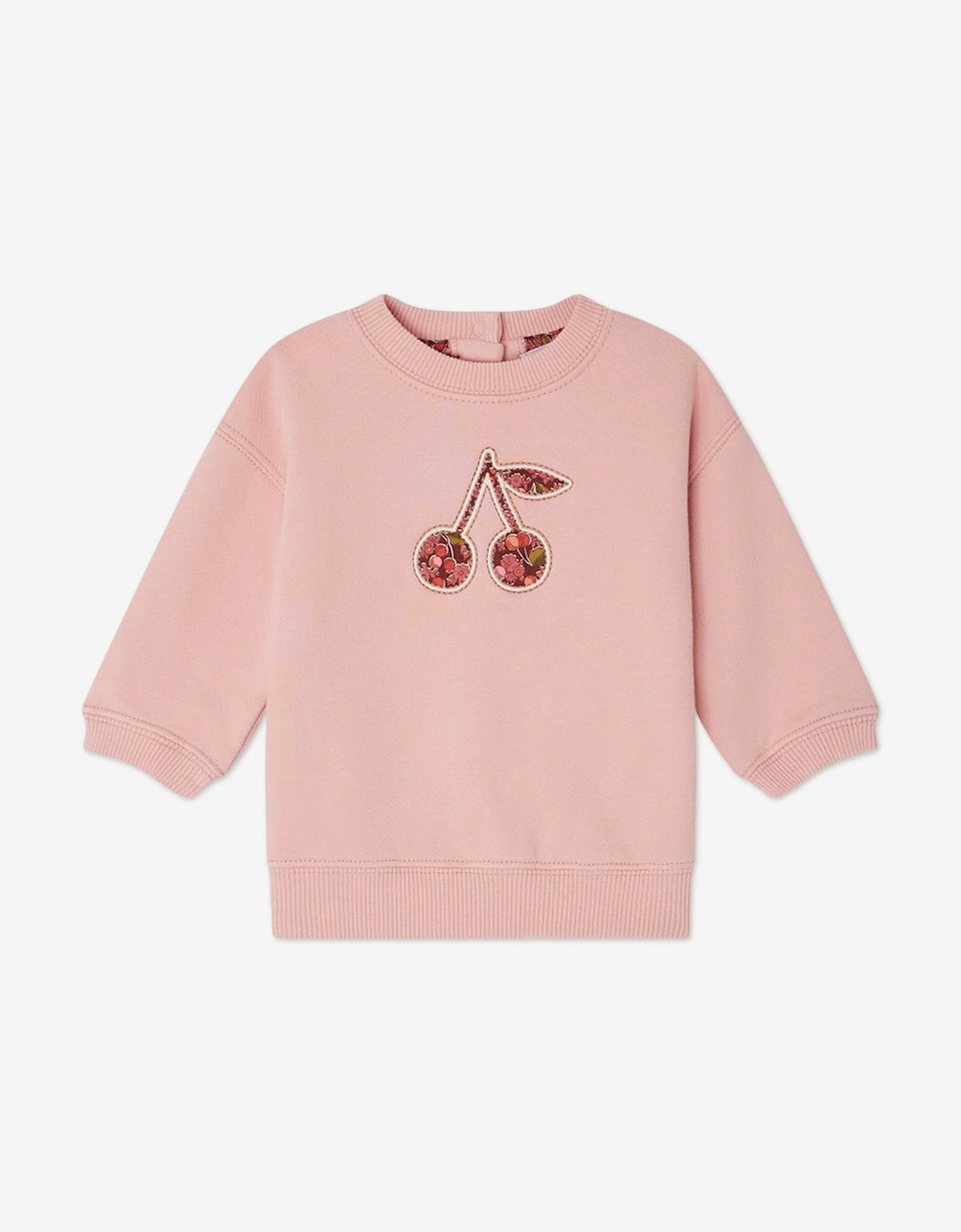 Baby Girls Dahlia Sweatshirt in Pink, 5 of 4