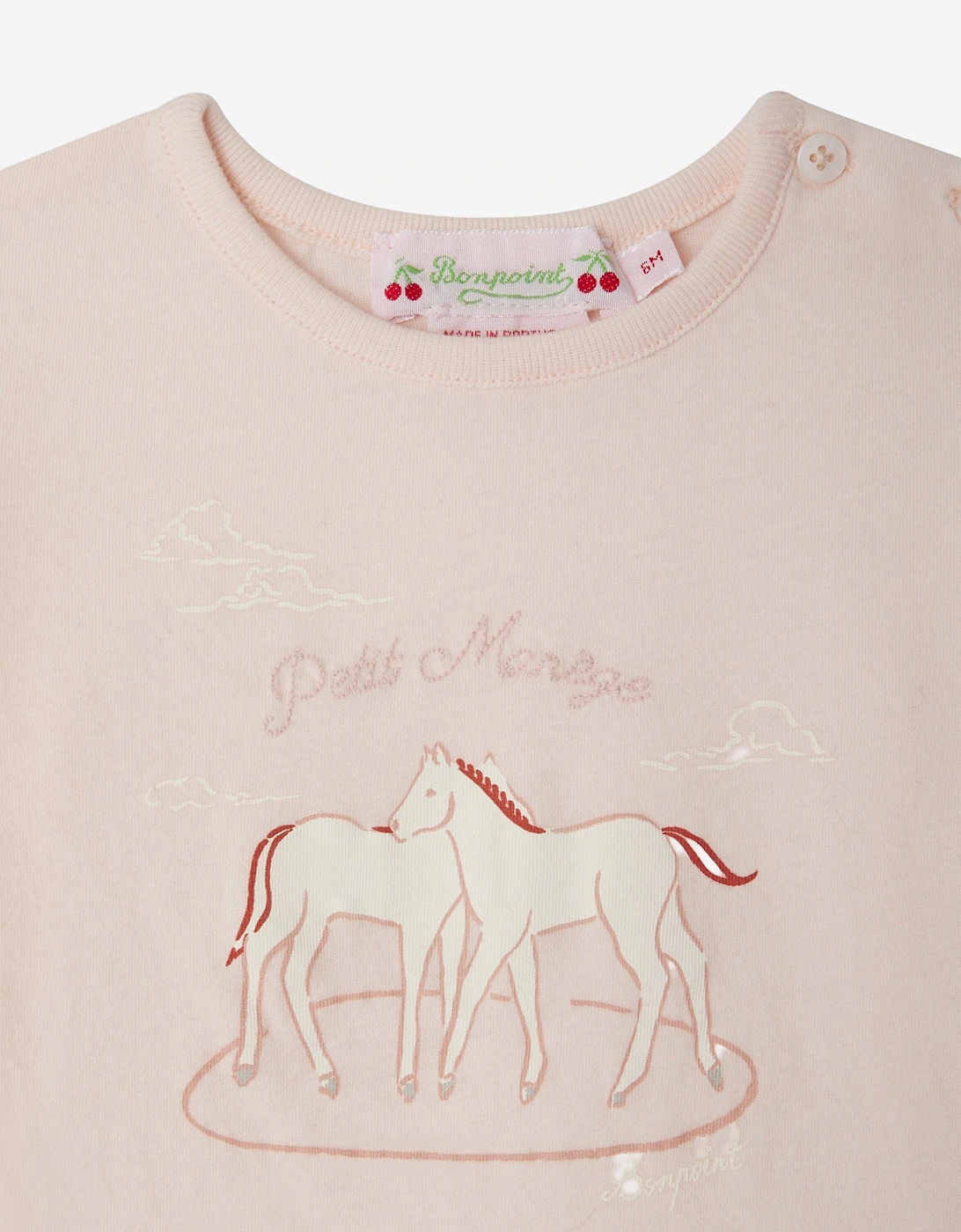 Baby Girls Tahsina Long Sleeve T-Shirt in Pink