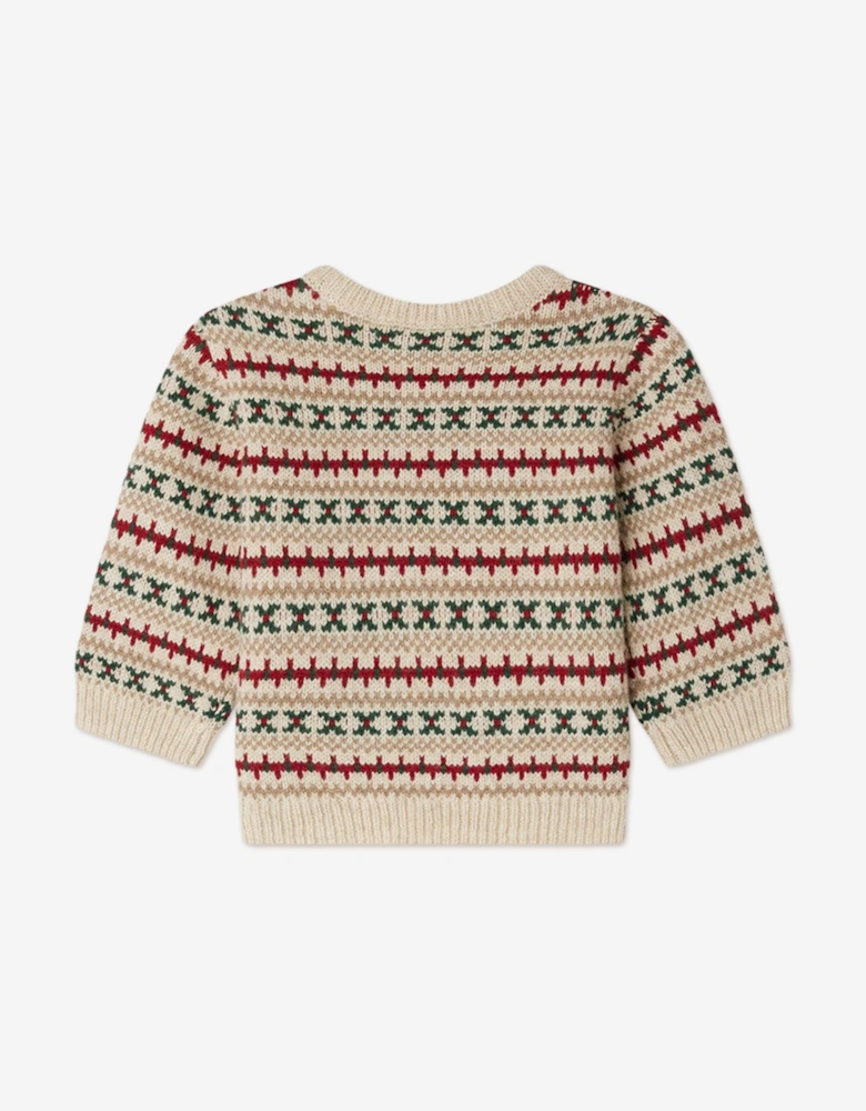 Baby Boys Dalmire Jumper in Ivory