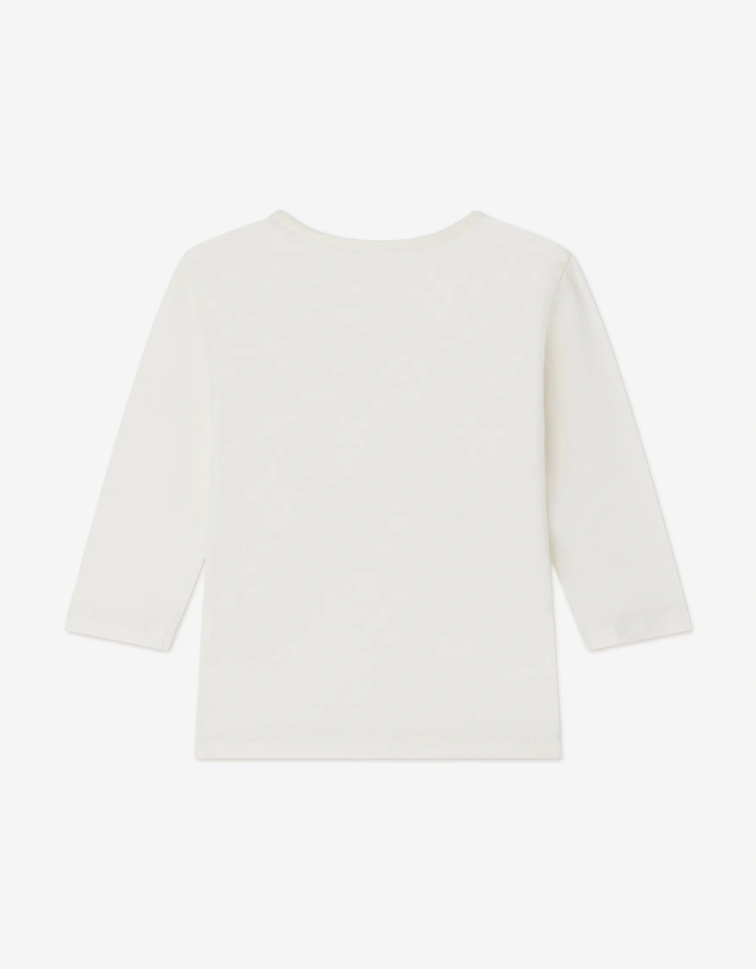 Baby Boys Tahsin Long Sleeve T-Shirt in Ivory