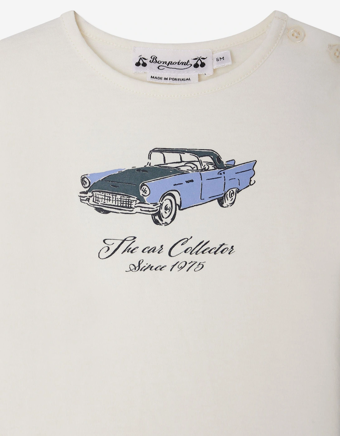 Baby Boys Tahsin Long Sleeve T-Shirt in Ivory
