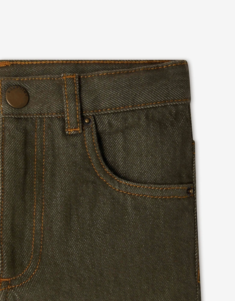 Boys Jagger Trousers in Green