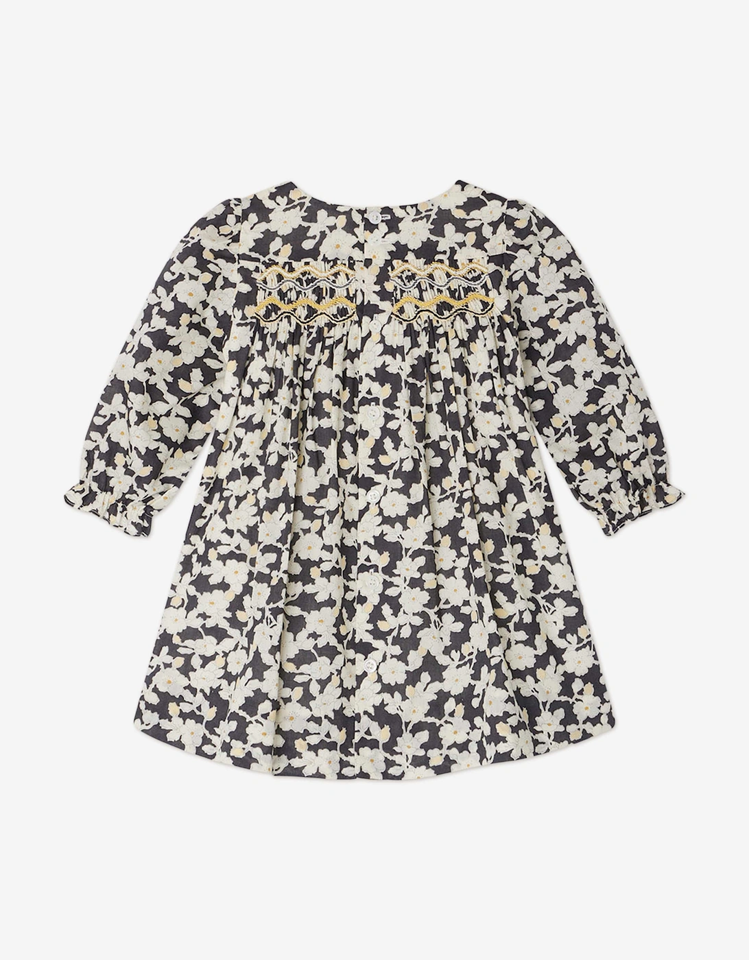 Baby Girls Floral Jailys Dress in Black