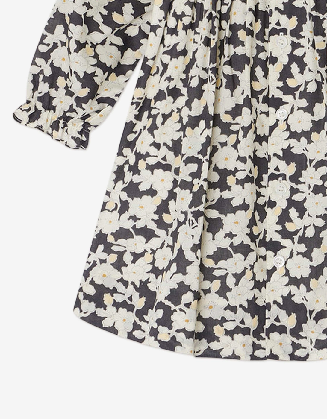 Baby Girls Floral Jailys Dress in Black