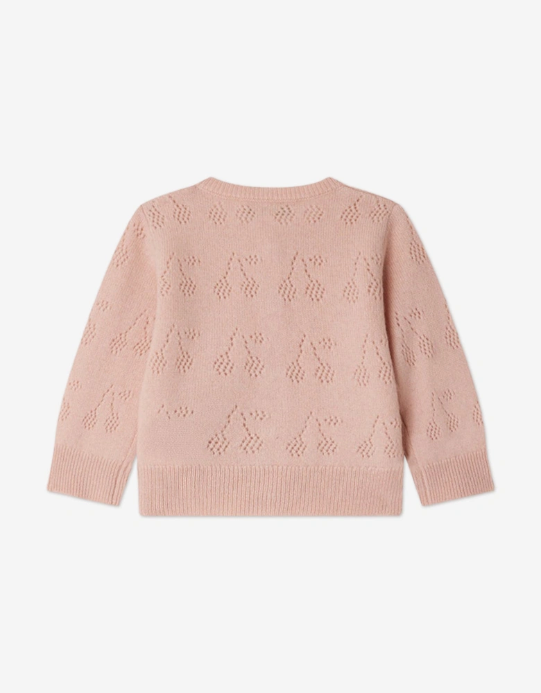 Baby Girls Gwenoli Cardigan in Pink