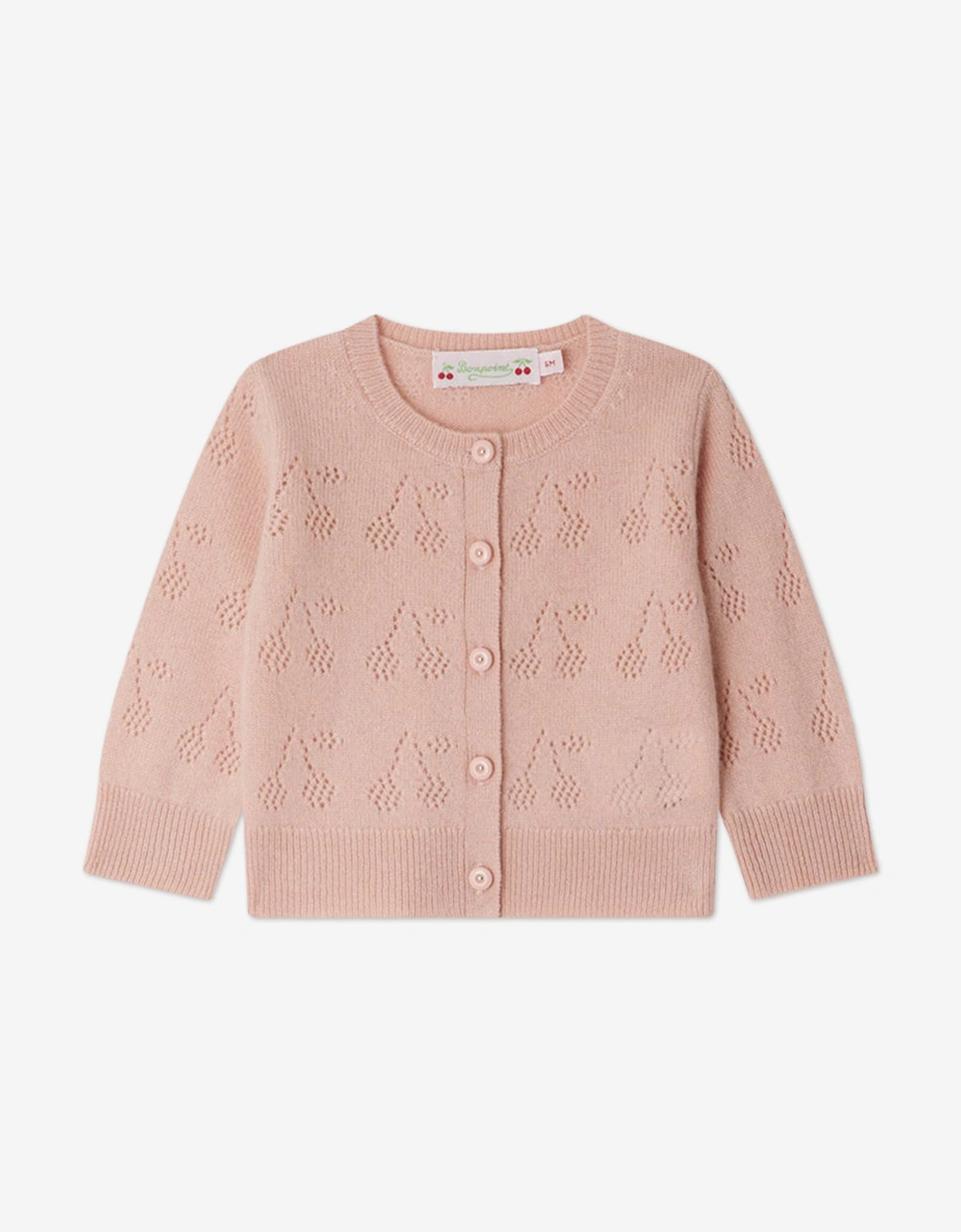 Baby Girls Gwenoli Cardigan in Pink, 5 of 4