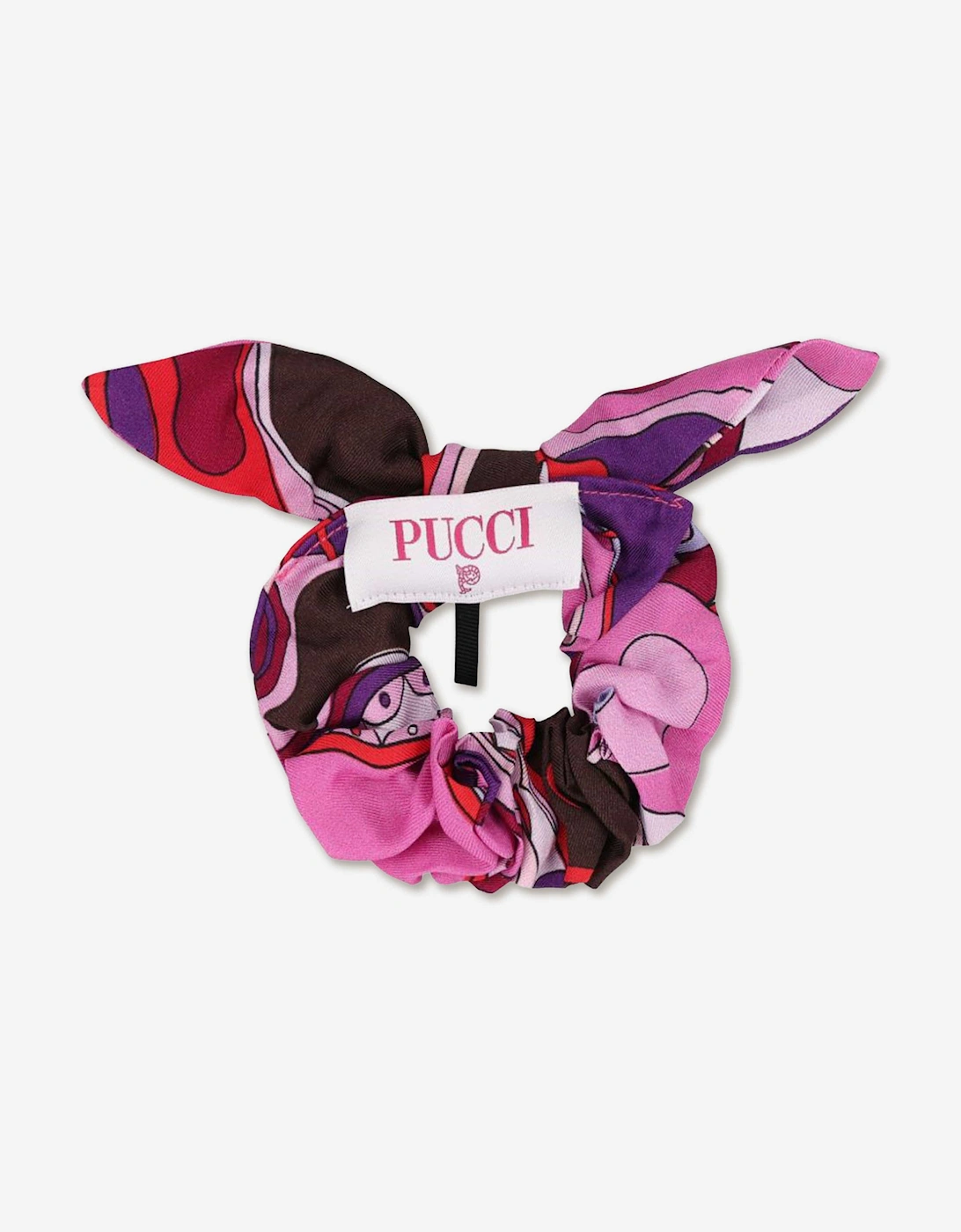Girls Orchidee Bow Scrunchie in Pink