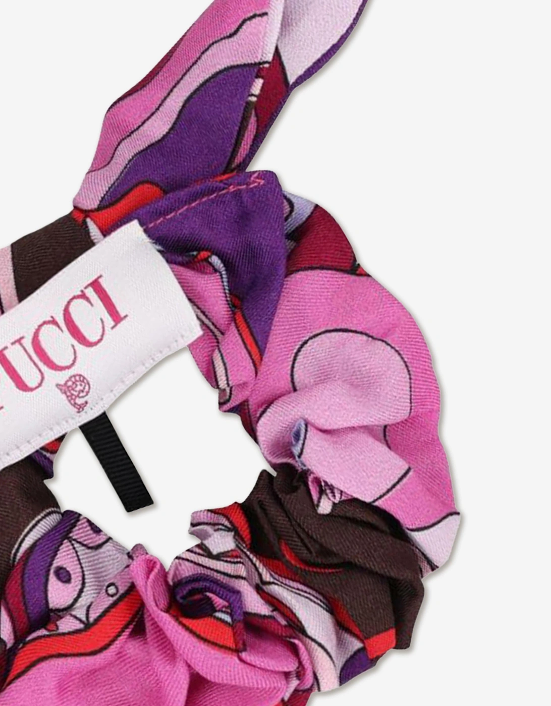 Girls Orchidee Bow Scrunchie in Pink