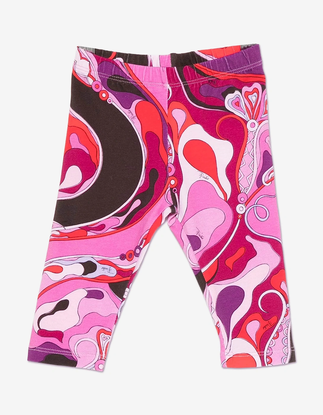 Baby Girls Orchidee Print Leggings in Pink, 4 of 3