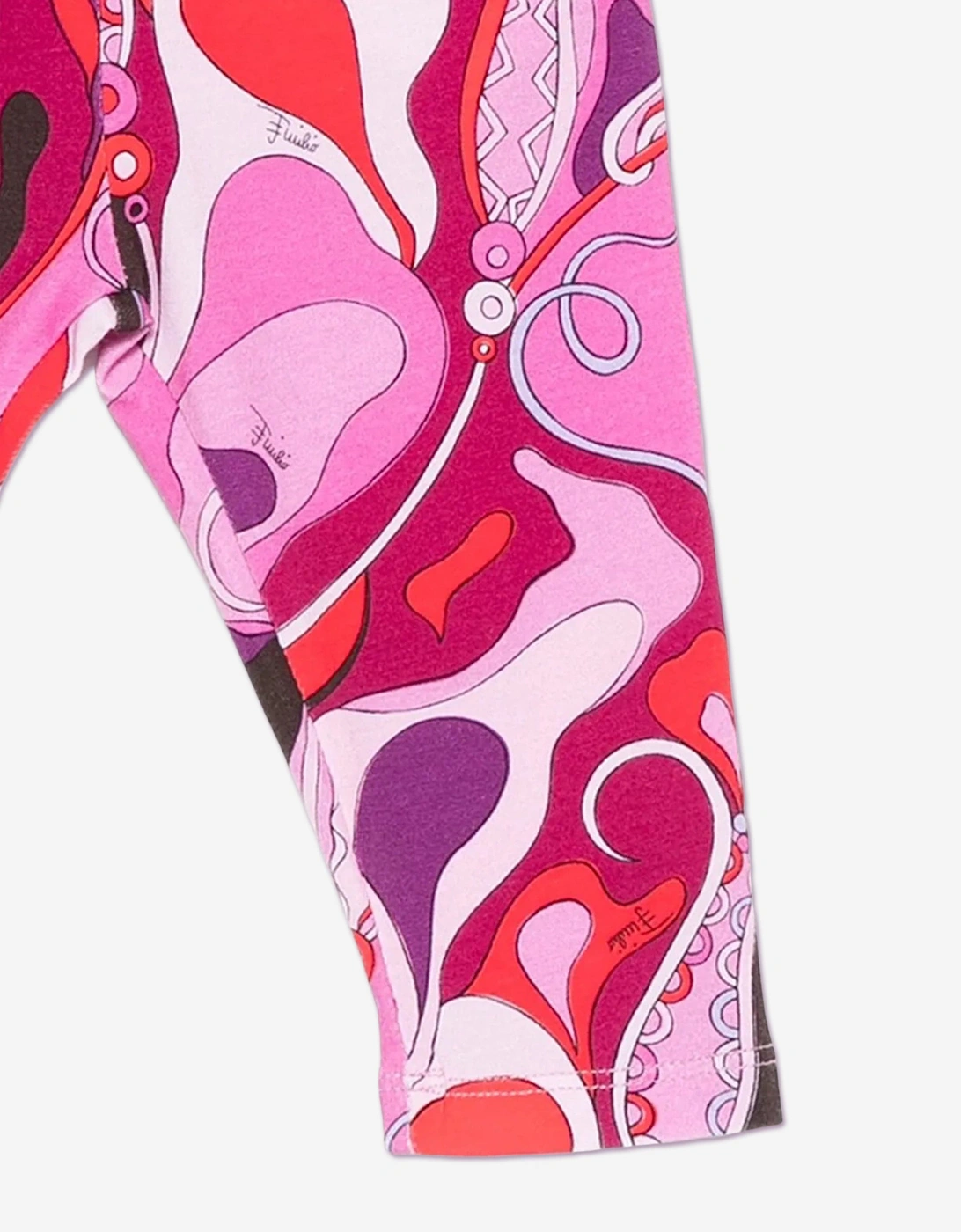 Baby Girls Orchidee Print Leggings in Pink
