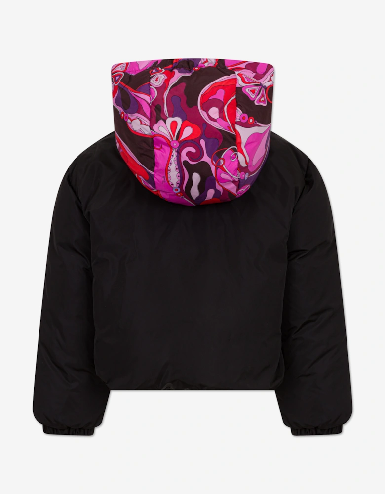 Girls Down Padded Jacket in Black