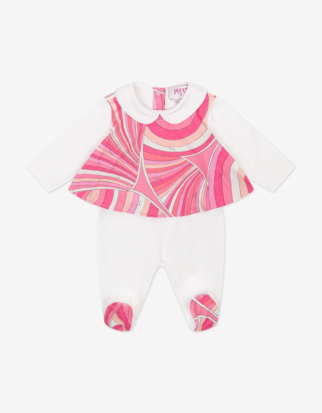 Baby Girls Iride Babygrow Set in in Pink