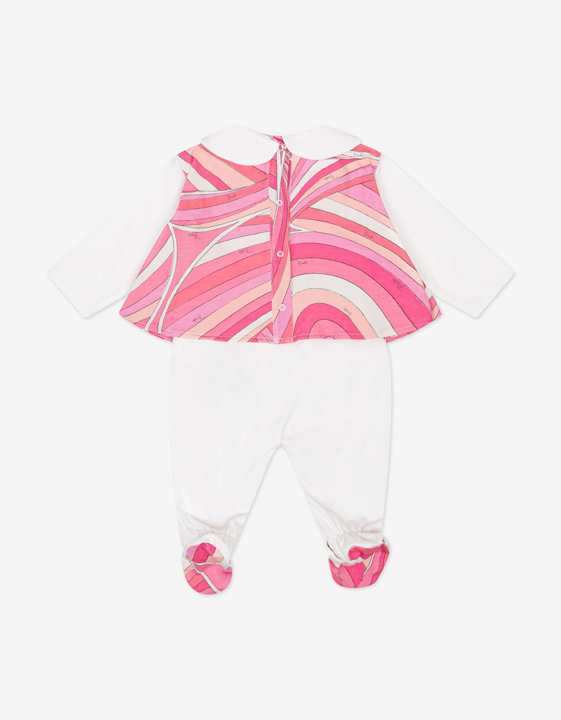 Baby Girls Iride Babygrow Set in in Pink