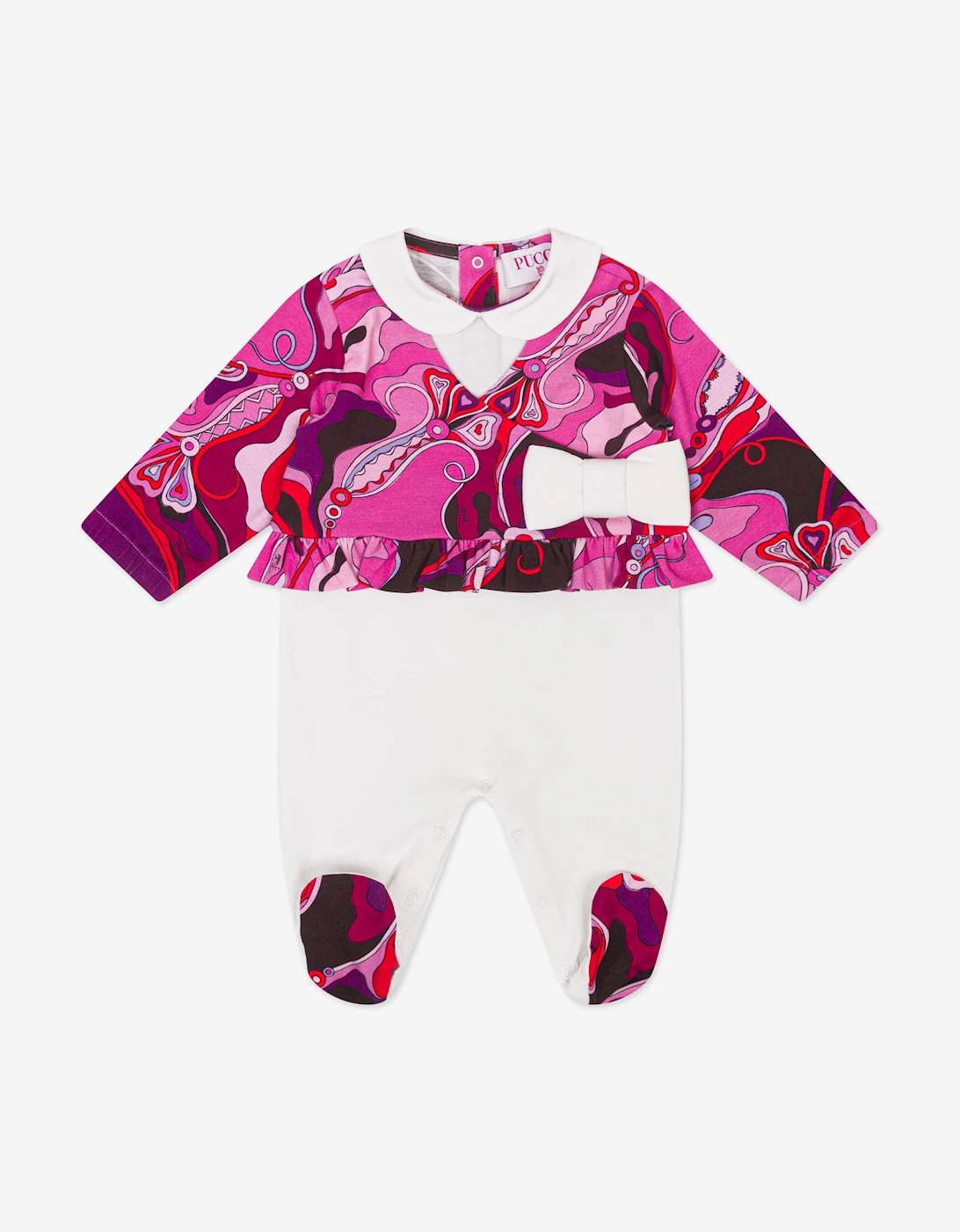 Baby Girls Orchidee Babygrow Set in Pink