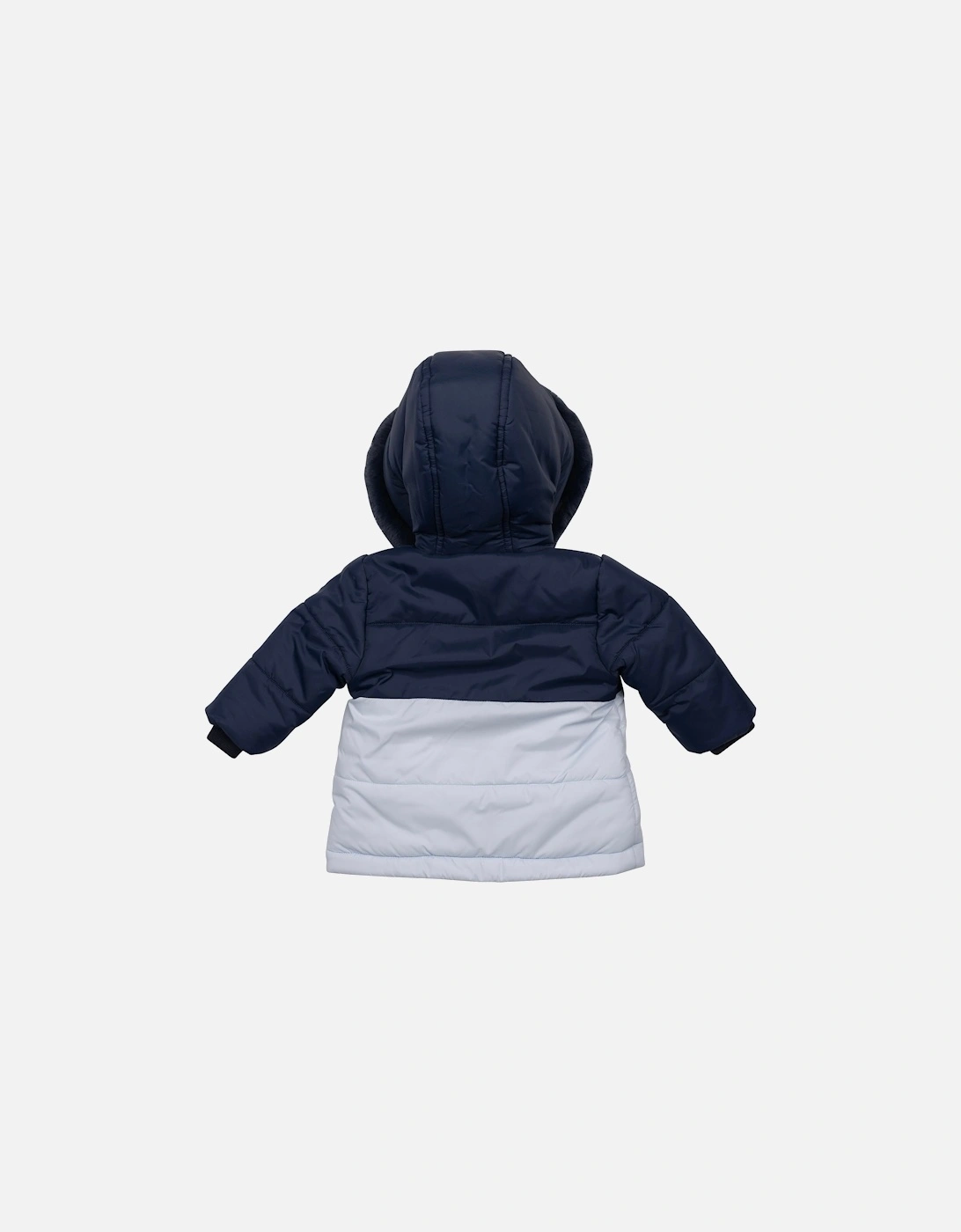 Boys Navy and Pale Blue Padded Coat