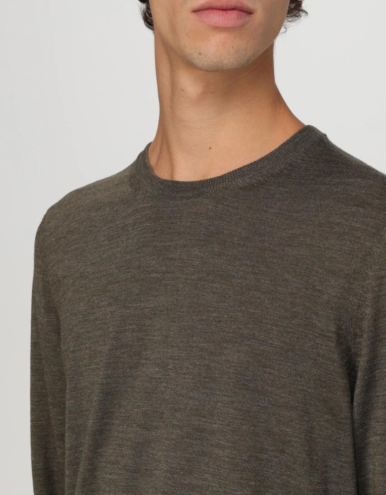 Crew Neck Wool Sweater