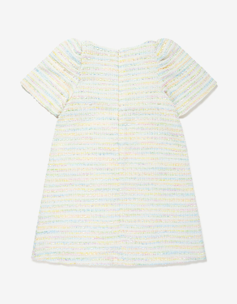 BCBG Girls Tweed Dress in Blue