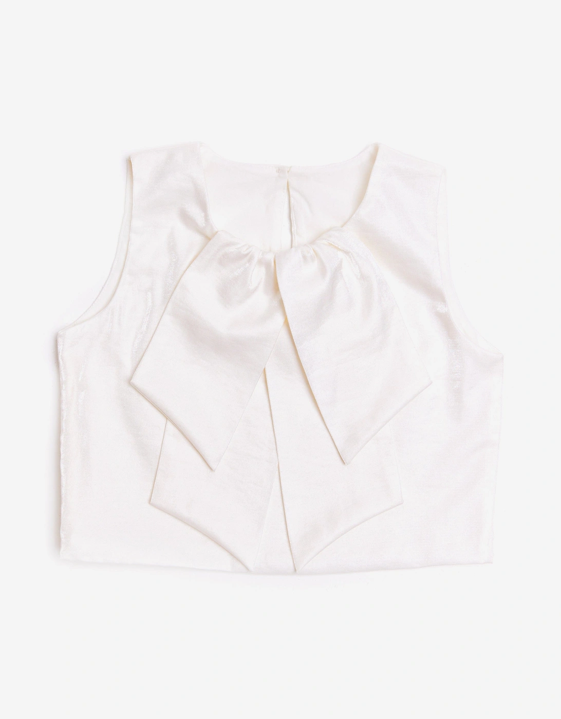 BCBG Girls Bow Blouse in Ivory, 5 of 4