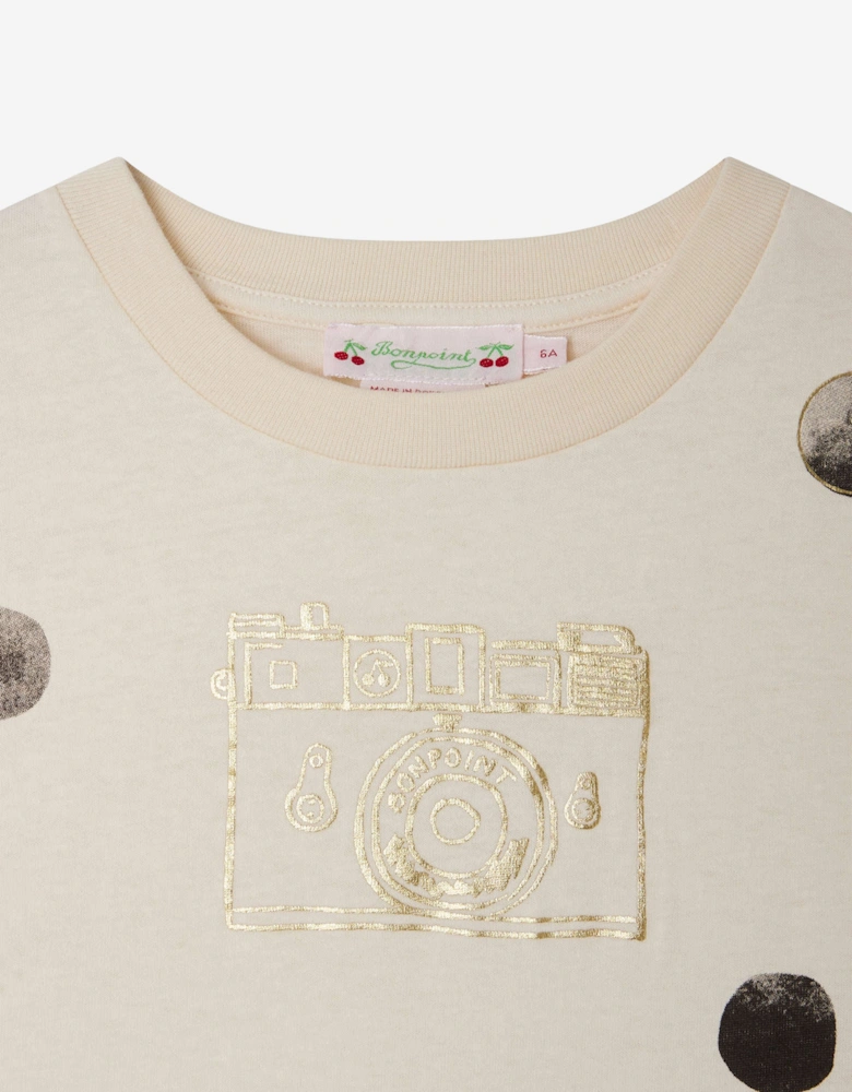 Girls Thida T-Shirt in Ivory