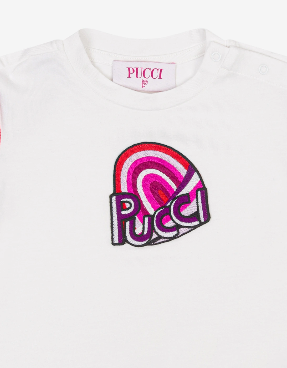 Baby Girls Logo T-Shirt in Ivory