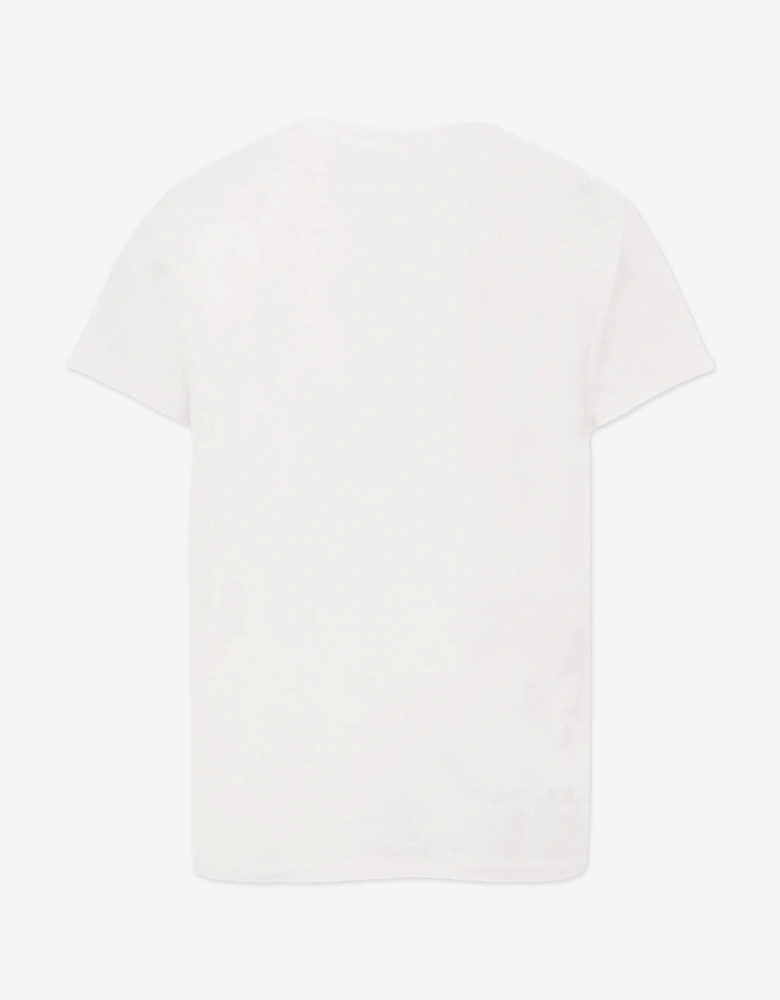 Girls Logo T-Shirt in Ivory