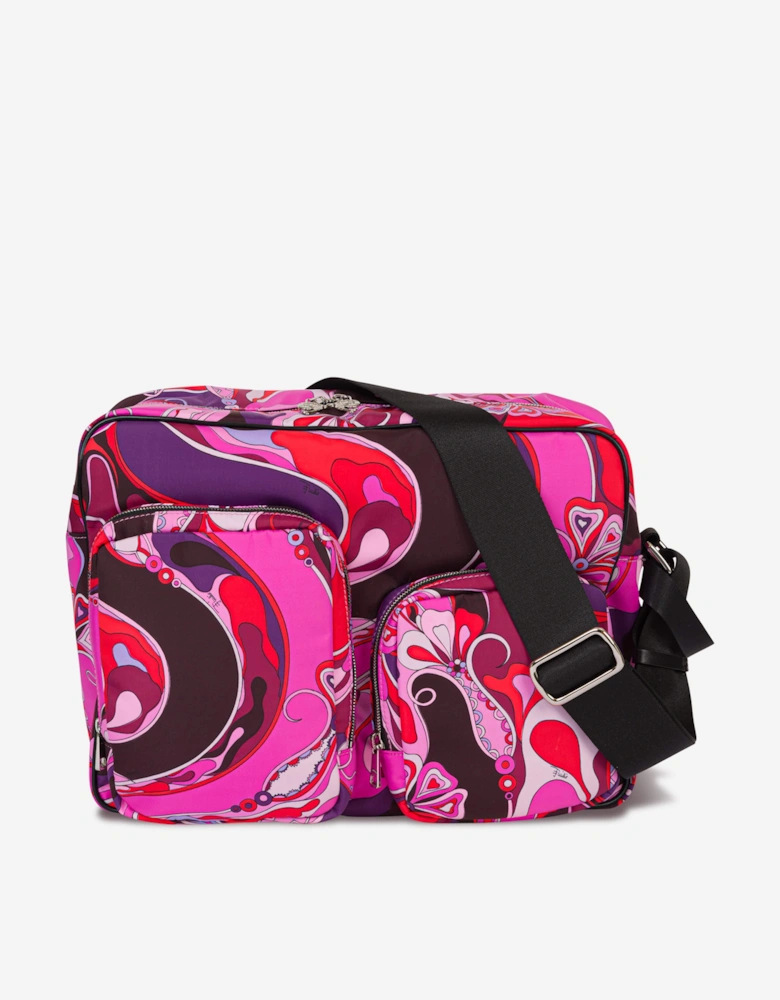 Baby Girls Orchidee Print Changing Bag in Pink (39cm)