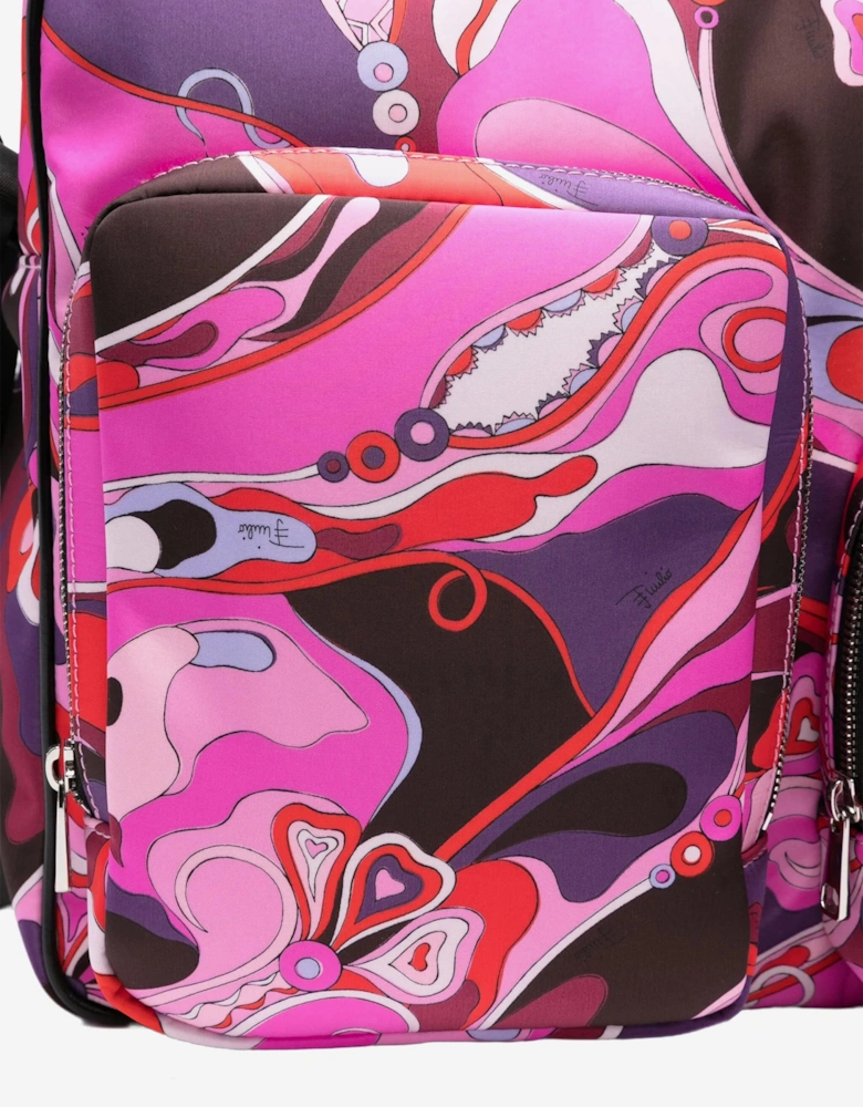 Baby Girls Orchidee Print Changing Bag in Pink (39cm)