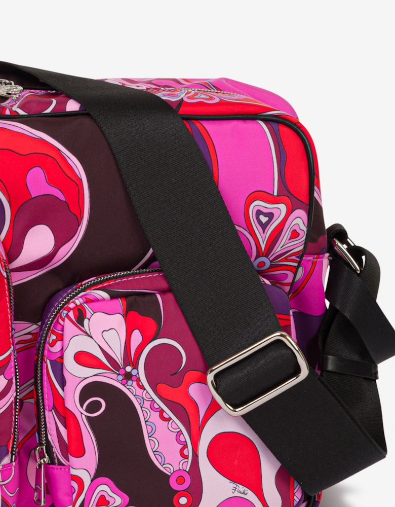 Baby Girls Orchidee Print Changing Bag in Pink (39cm)