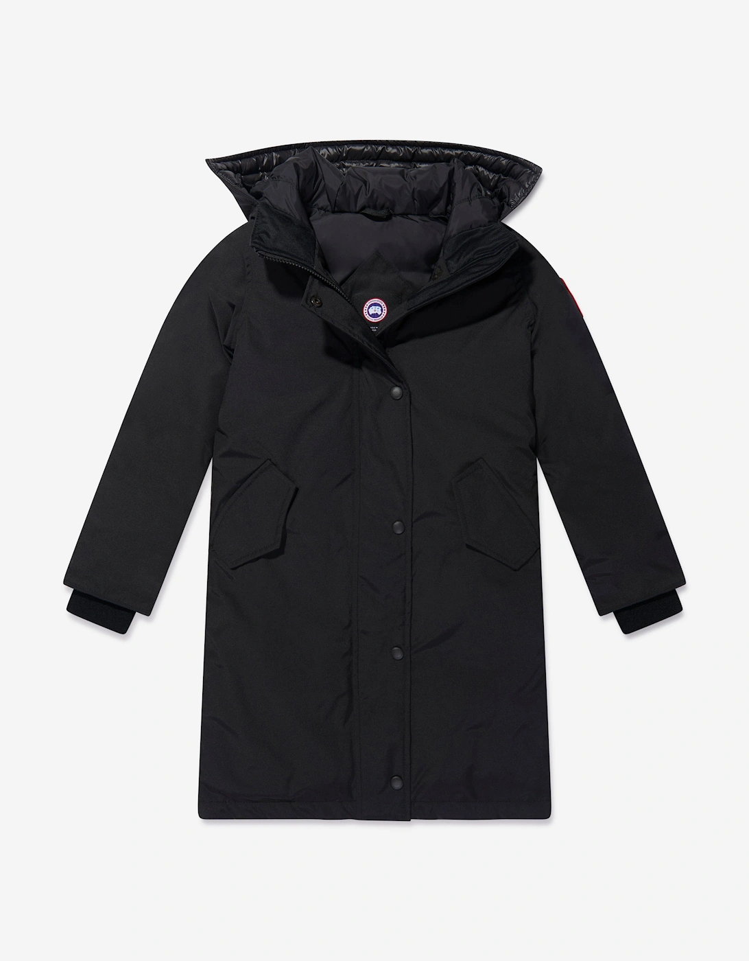 Girls Brittania Parka in Black, 5 of 4