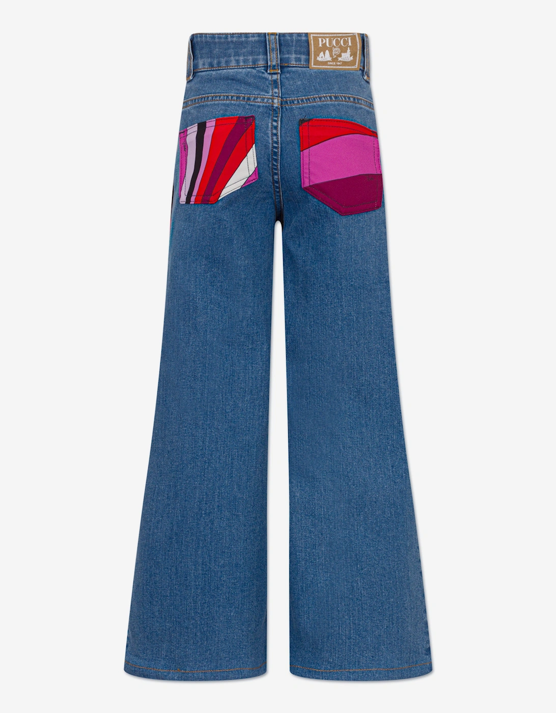 Girls Flared Jeans in Blue
