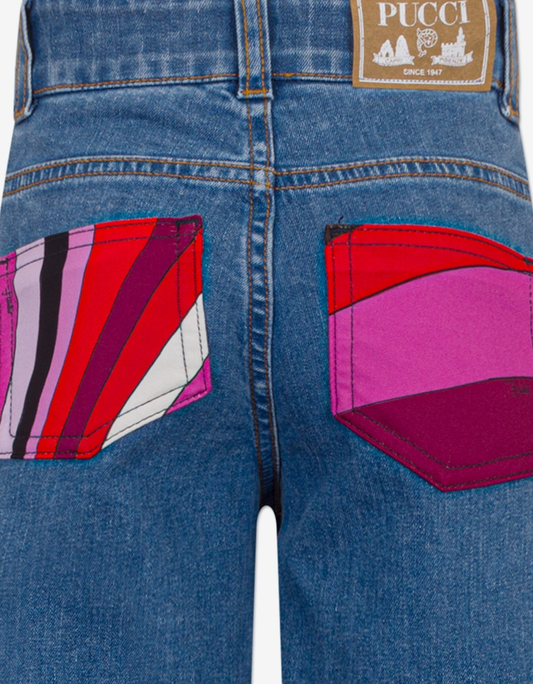 Girls Flared Jeans in Blue