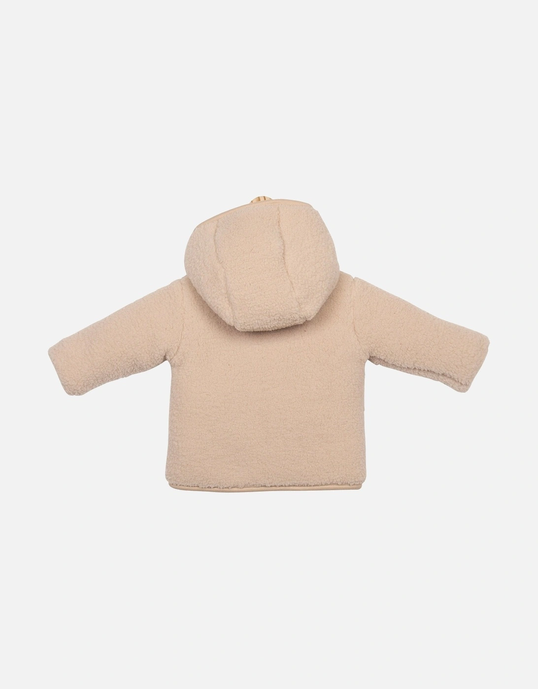 Boys Camel Teddy Fleece Coat