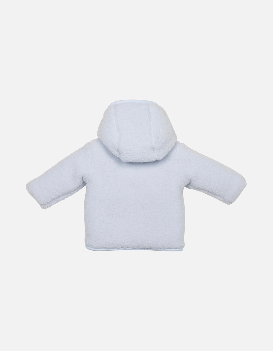 Boys Pale Blue Teddy Fleece Coat