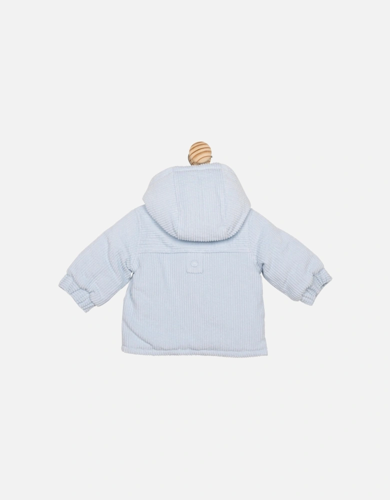 Boys Pale Blue Corduroy Coat