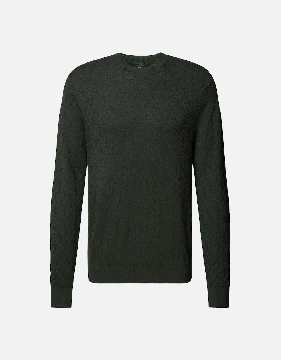 Exchange Crew Neck All over print Knit - Jet Olive XM000176 AF104540, 3 of 2