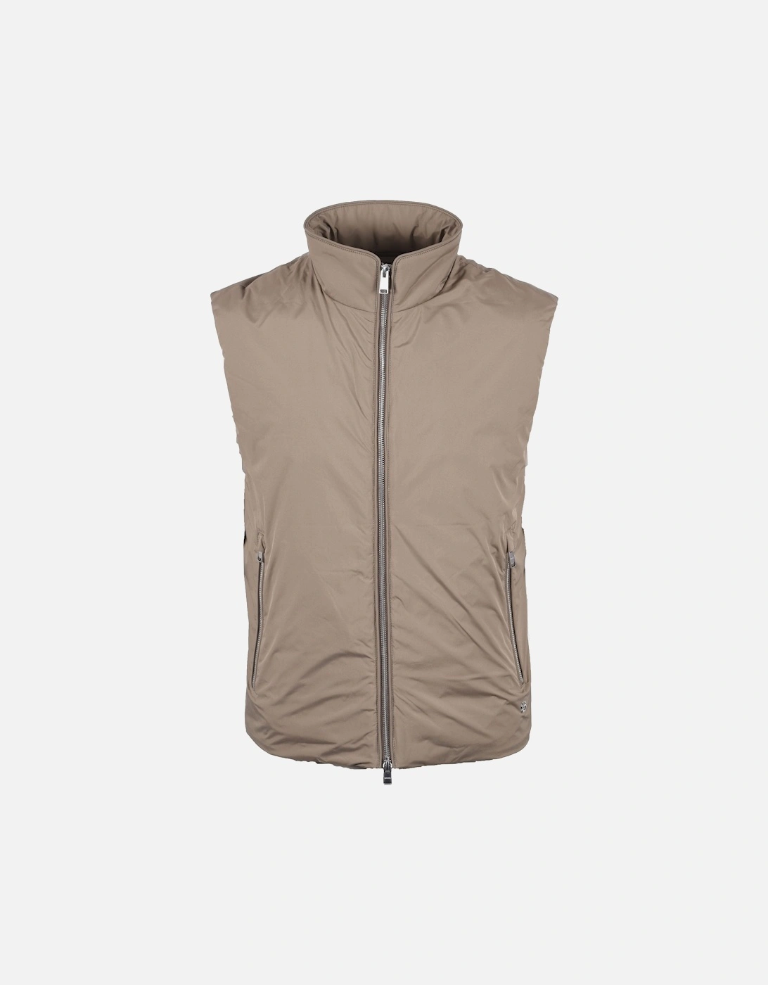 Men's Boss Black Darens Gilet Open Brown - Size: 42