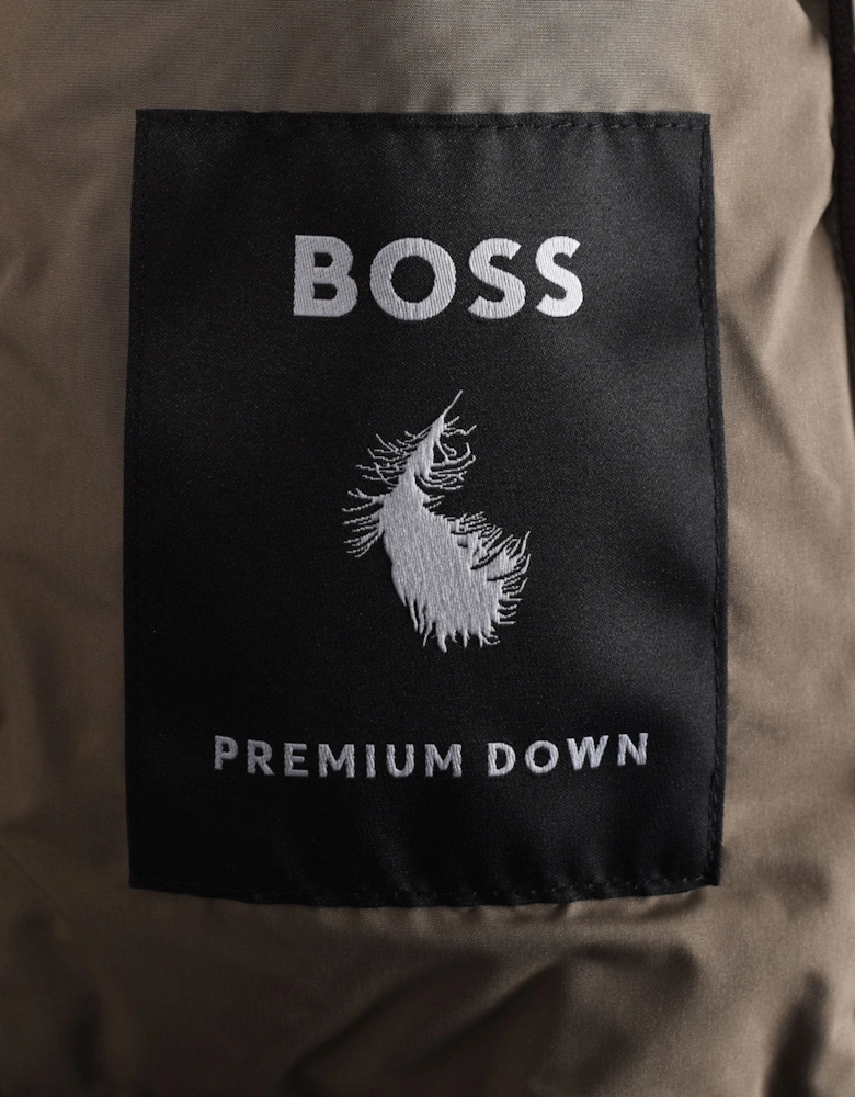 Boss Black Darens Gilet Open Brown