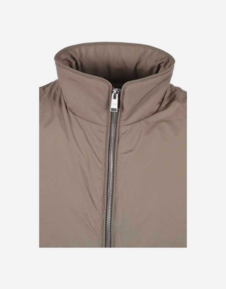 Boss Black Darens Gilet Open Brown