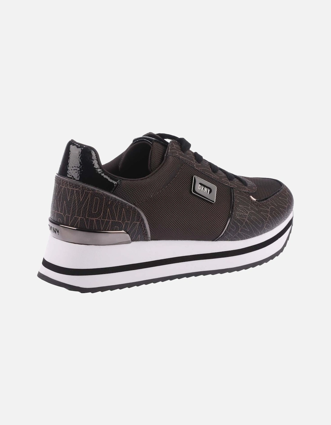 Davie Lace Up Wedge Trainers
