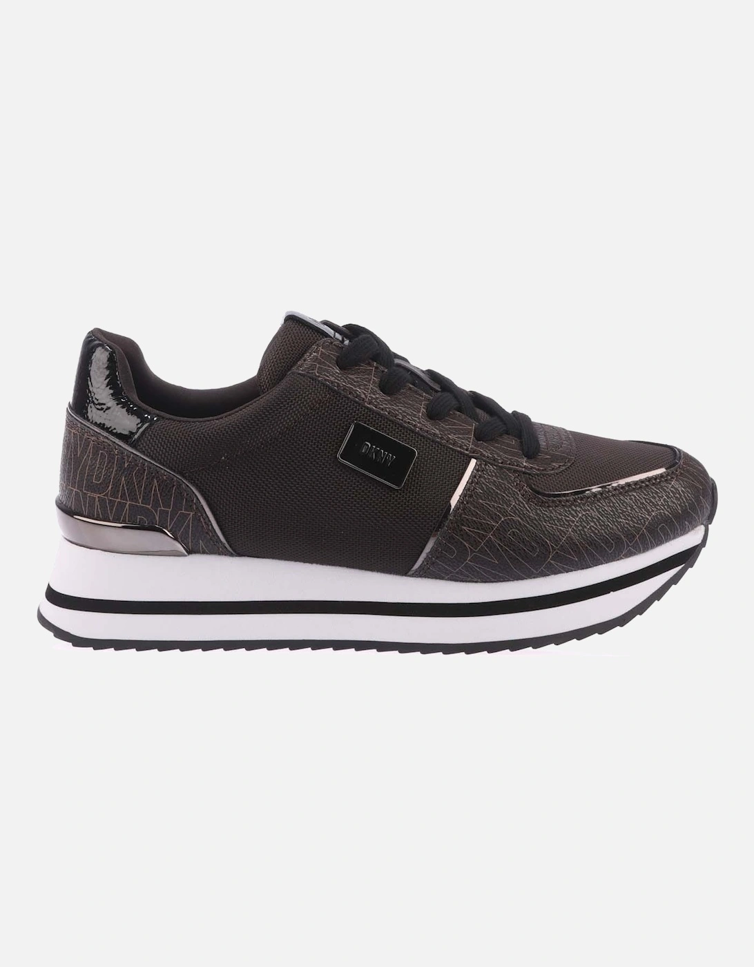 Davie Lace Up Wedge Trainers, 6 of 5