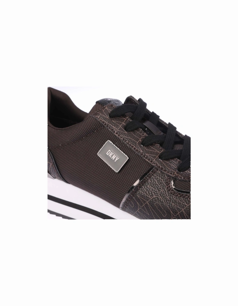 Davie Lace Up Wedge Trainers
