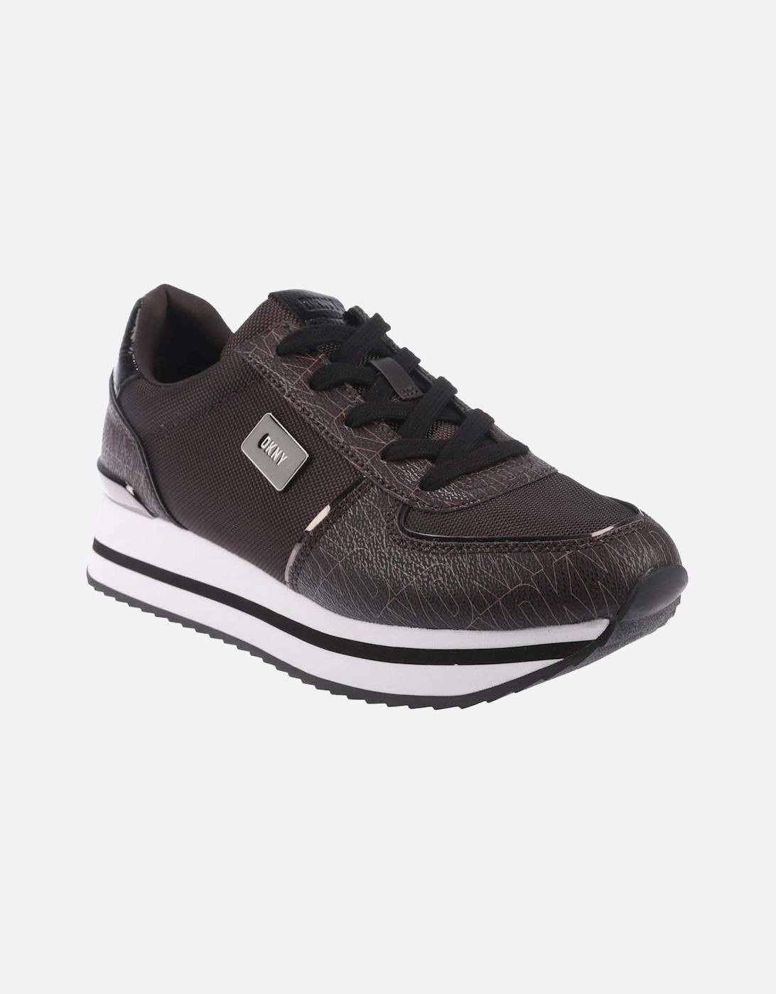 Davie Lace Up Wedge Trainers