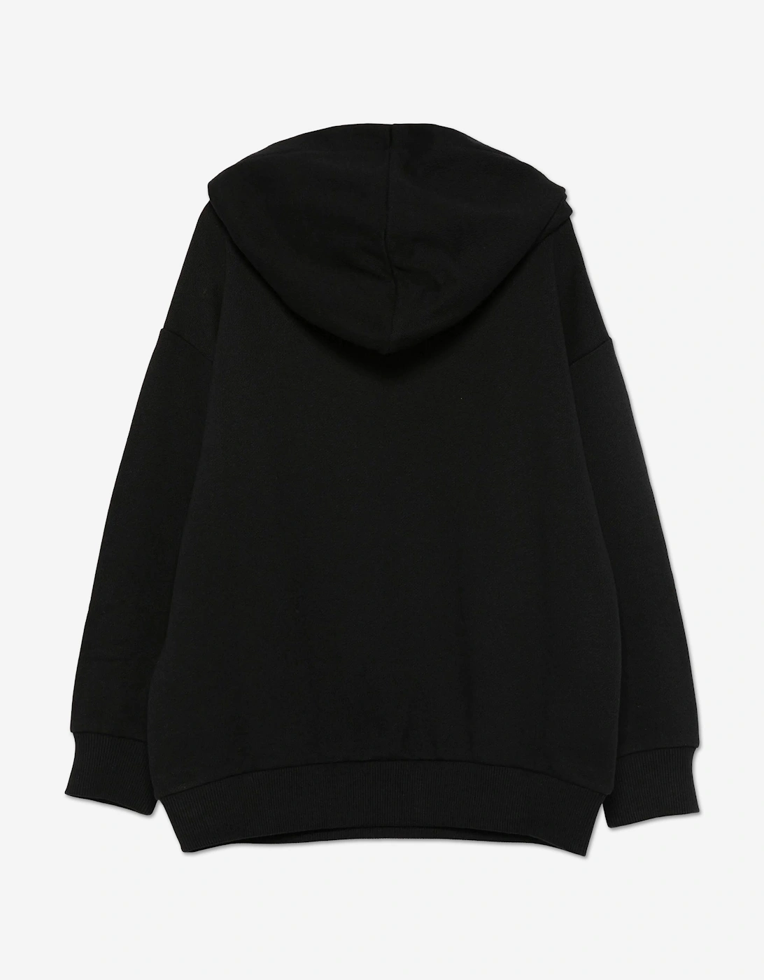 Girls Fish Logo Hoodie in Black