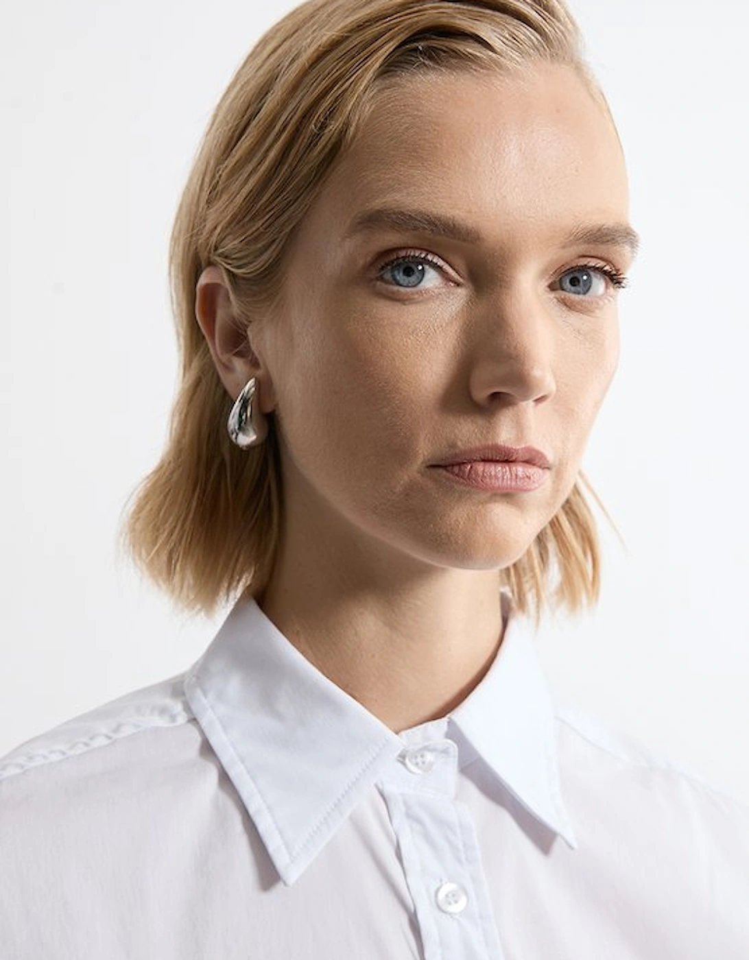 Tailored Cotton Button Through Shirt