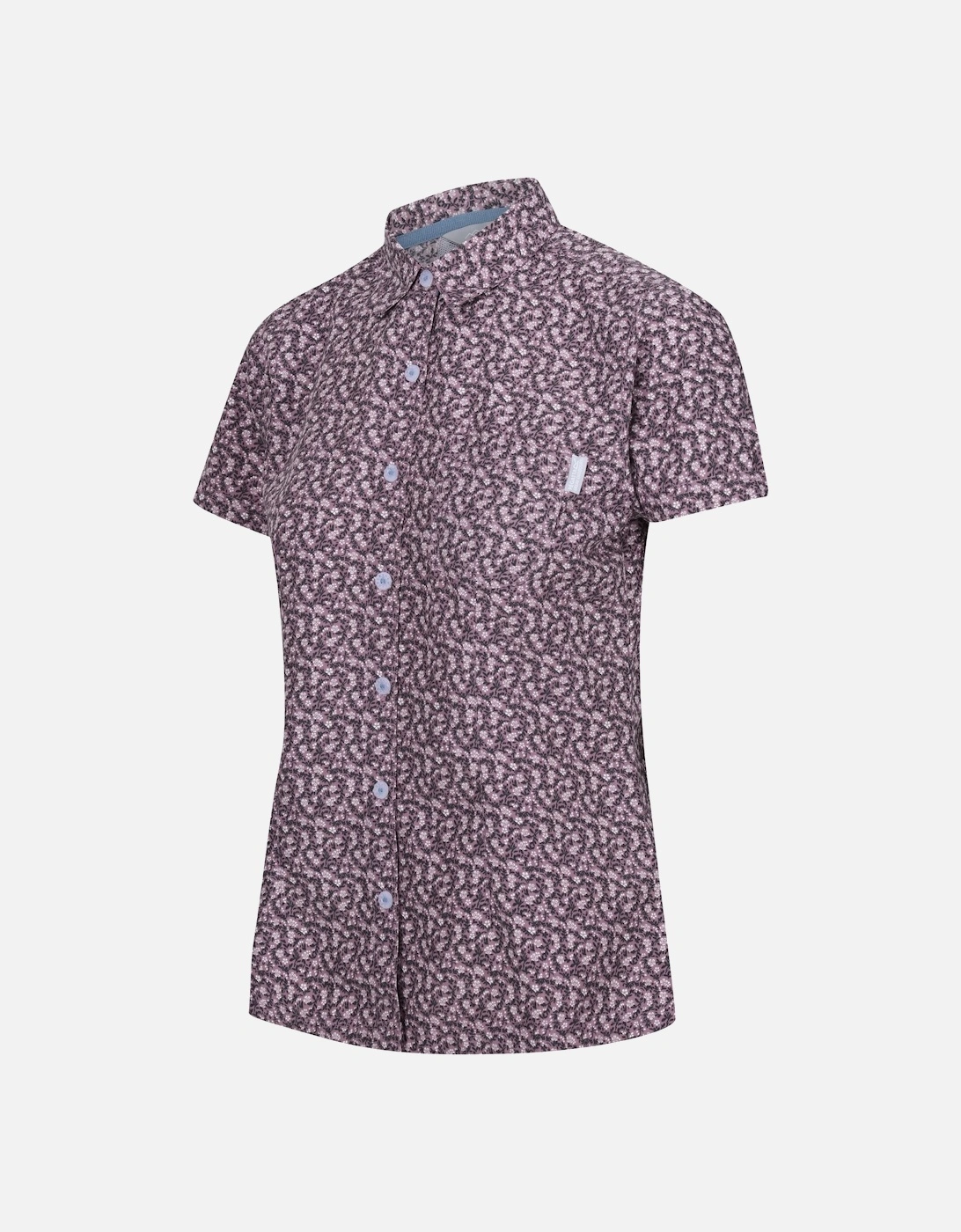 Womens/Ladies Mindano VIII Ditsy Print Short-Sleeved Shirt