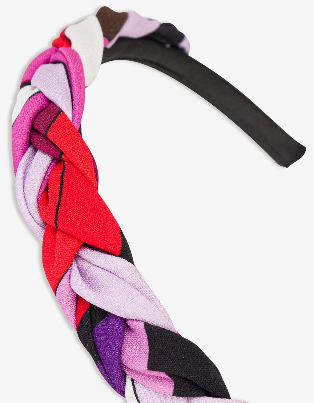 Girls Plaited Headband in Pink