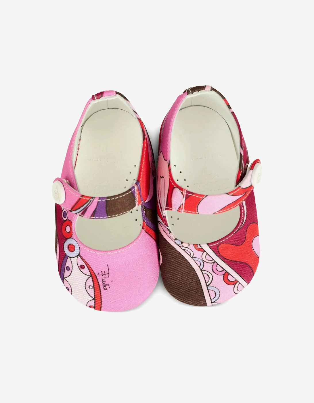 Baby Girls Orchidee Print Pre-Walkers in Pink