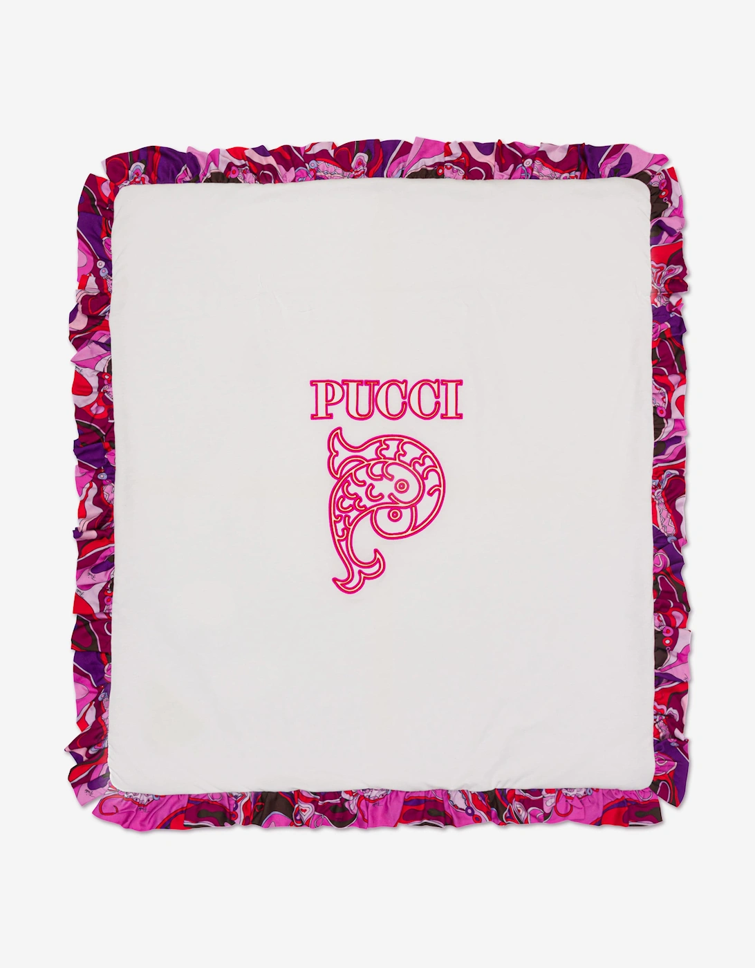 Baby Girls Logo Blanket in Ivory (90cm), 3 of 2